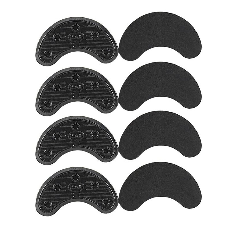 Shinekoo 10 PCS Rubber Sole Heel Savers Toe Plates Taps DIY Glue on Shoe Repair Pads - Image 1